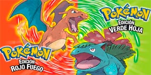 Pok&eacute;mon  Verde Hoja - Rojo Fuego